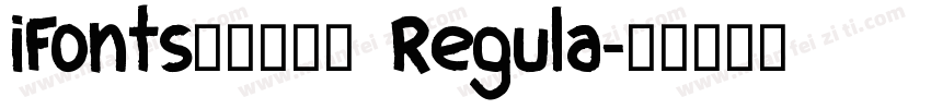 iFonts航天筑梦体 Regula字体转换